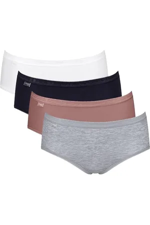 Sloggi Damska halka Basic+ Midi C4p, 4 sztuki w opakowaniu, , 48