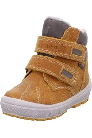 Superfit Chłopięce śniegowce Groovy Gore-tex, Gelb Grau 6000, 19 EU