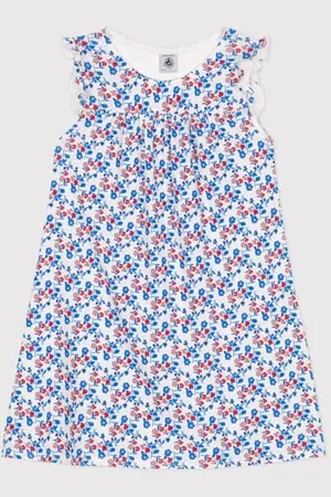 Petit Bateau Dziewczęca koszula nocna z krótkim rękawem, , 4 lat