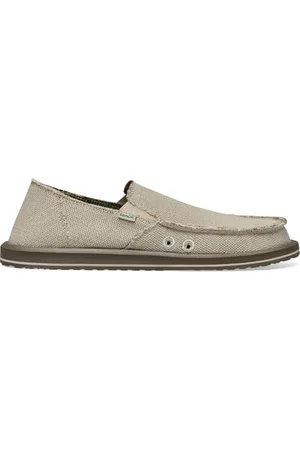 Sanük Męskie buty męskie Hemp Slip On espadryle, kość słoniowa - - 38 EU