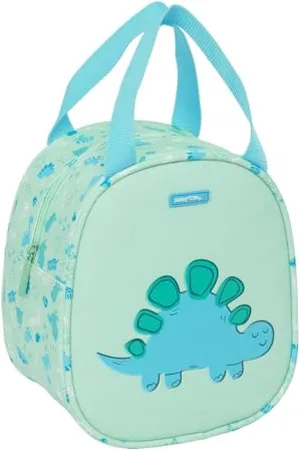 Safta PREESCOLAR DINO Torba na zakupy, torba na zakupy, jakość i maksymalna wytrzymałość, pojemnik na jedzenie, rekreacja, 19 x 14 x 22 cm, , M, Casual