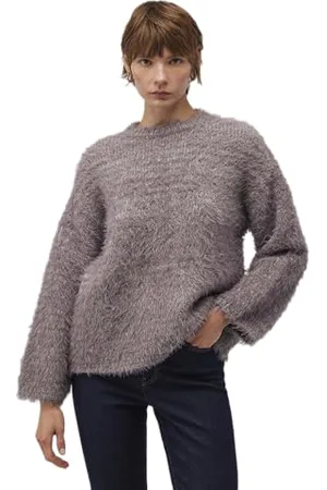 Mavi Damski sweter z okrągłym dekoltem, moonscape melanż, L, , L