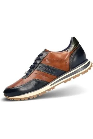 Bugatti Męskie buty sportowe 332-AG807, ciemnoniebieskie/koniak, 44 EU, , 44 EU