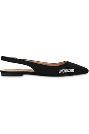 Moschino JA11021G1MIM0000 balerina damska, czarna, 38 EU, , 38 EU