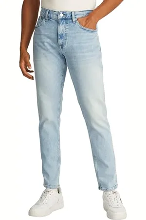 Tommy Hilfiger Męski AUSTIN SLIM TPRD BI5115 stożkowy, denim, 31W / 32L, , 31W / 32L
