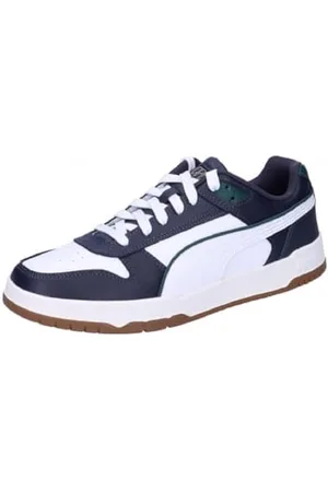 PUMA Unisex RBD Game Low Sneaker, New Navy White-Dark Myrtle, 40,5 UK, Nowy granatowy biały ciemny mirt, 42.5 EU