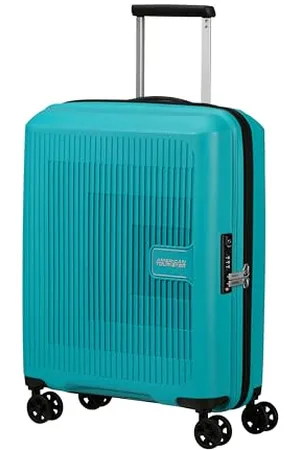 American Tourister American Tour Master Aerostep - Spinner S, Expandable Hand, 55 cm, 36/40 L, T�rkis (Turquoise Tonic)