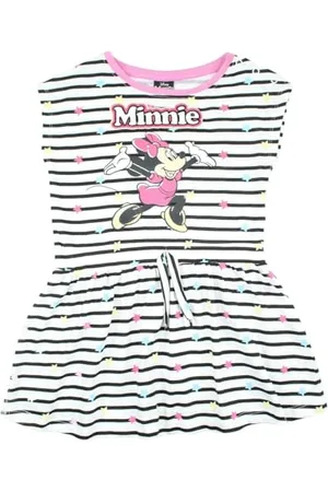 Disney Sukienka dla dziecka Minnie na wieszaku, elegancki i wygodny strój, idealna na specjalne okazje, marynarka wojenna, 5 lat, , 5 lat