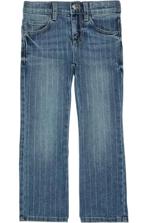 QS by s.Oliver Junior Dziewczęce spodnie dżinsowe, Regular Fit, Flared Leg, , 116 cm (Szczupły)