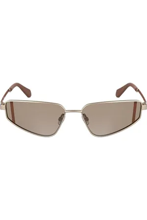 Calvin Klein Okulary przeciwsłoneczne damskie CKJ25200S - z solidną brzoskwiniową soczewką, , rozmiar uniwersalny