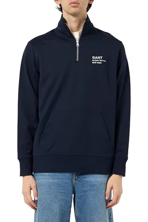 GANT SCRIPT GRAPHIC Half Zip Sweat, , XL