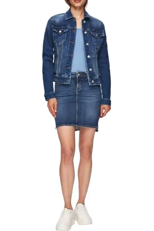 LTB Jeans Damska kurtka dżinsowa Dean X Modern wyprodukowana z mieszanki bawełny Slim Fit - rozmiar M, , M