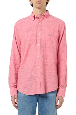 GANT REG COTTON LEN SHIRT, , XXL