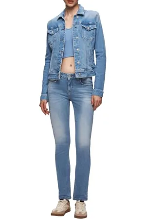 LTB Jeans Damska kurtka dżinsowa Dean X Modern wyprodukowana z mieszanki bawełny Slim Fit - rozmiar S, , S