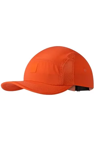 Buff Unisex 5-panelowe czapki z daszkiem, czerwone (poppy red), L, , L