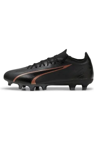 PUMA Unisex Ultra Match Fg/Ag buty piłkarskie, Czarna miedź róża, 46 EU
