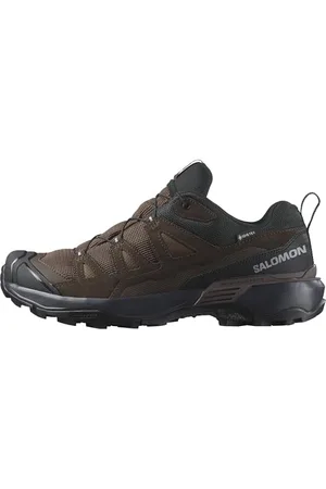Salomon Męskie buty trekkingowe X Ultra 360 Leather Gore-tex, Dark Earth Delicioso Sharkskin, 40 2/3 EU