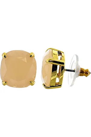 Kate Spade Small Square Studs, jasnoróżowy