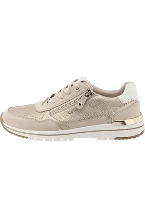 TOM TAILOR Damskie buty sportowe 9590110003, kremowo-złoty, 38 EU, , 38 EU