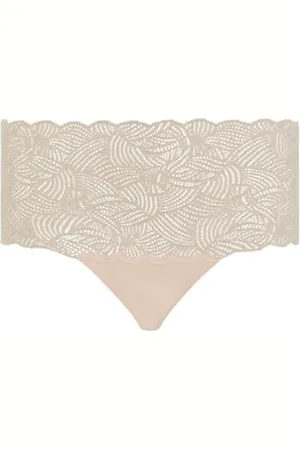 Chantelle Damskie figi z koronką Softstretch, wysoka talia, , rozmiar uniwersalny