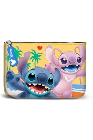 Disney Lilo and Stitch Ocean-mała kwadratowa portmonetka, niebieska, 13 x 10 cm, , Jeden rozmiar, Mała kwadratowa portmonetka na monety