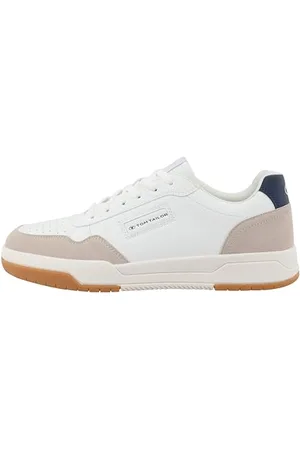 TOM TAILOR Męskie buty sportowe 9580120001, białe i granatowe, 46 EU, , 46 EU