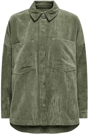 ONLY Onljanine-Rai Ls Ovs Cord Shacket Cc PNT, , S