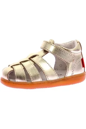 Kickers Chłopiec Unisex Kinder FLO Sandały, Złote, 27 EU, , 27 EU