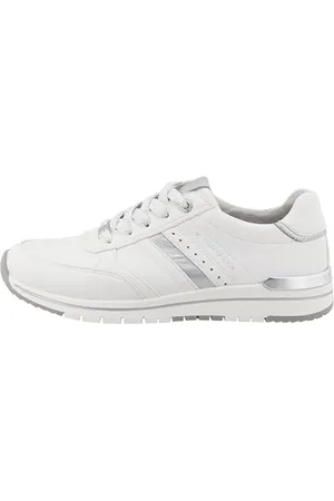 TOM TAILOR Damskie 9590110004 Sneakers, white-Silver, 38 EU, , 38 EU