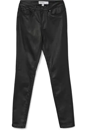 VERO MODA Vmflash Mr Skinny Coated Pants Noos Jeans, , (XL) W / 32L