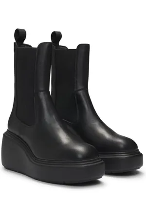 HUGO BOSS Damskie buty Meghan_wdchbootie_lt, , 41 EU