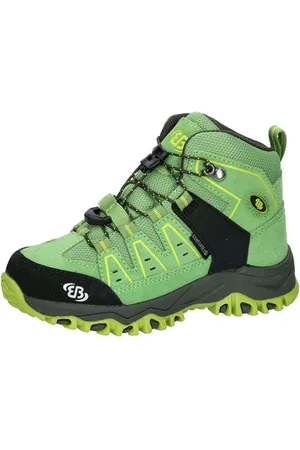 BRUTTING Mount Pinos High Kids buty trekkingowe, zielone/czarne/cytrynowe, 40 EU, , 40 EU