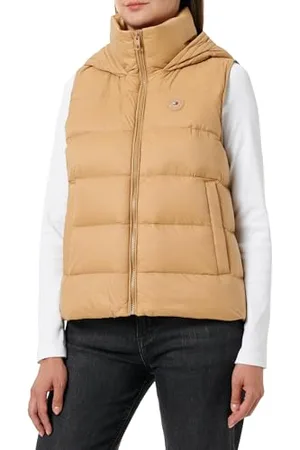 Tommy Hilfiger Damska kamizelka puchowa LW WW0WW43582, kamizelka, khaki, XS, , XS