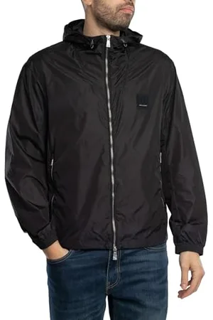 Armani Exchange Męska kurtka z wytłoczonym logo Icon Project, czarna, XXL, , XXL