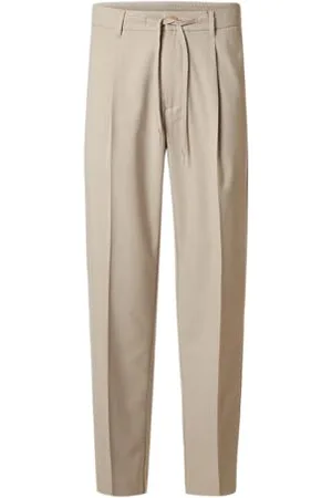 SELECTED Slh190-Reg Tapered Leroy Pleat Pant Noos, , L