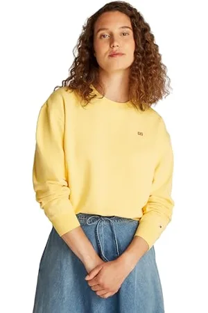Tommy Hilfiger Damska bluza z kontrastową flagą o regularnym kroju, , L