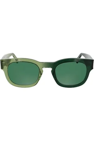 Calvin Klein Dżinsy Unisex Adult Sunglasses CKJ25601S - with Solid Green Lens, , rozmiar uniwersalny