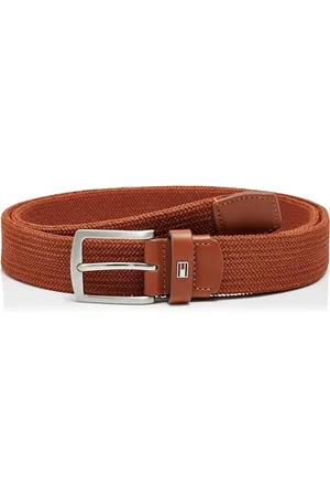 Tommy Hilfiger Męski elastyczny pleciony pasek Denton 3,5 cm, , 115