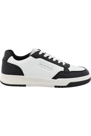 TOM TAILOR Męskie buty sportowe 9580120001, czarno-białe, 45 EU, , 45 EU