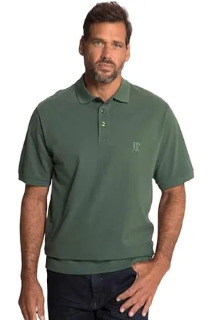 JP 1880 Poloshirt Piquee Mit Bund Męska koszulka polo, , 6XL