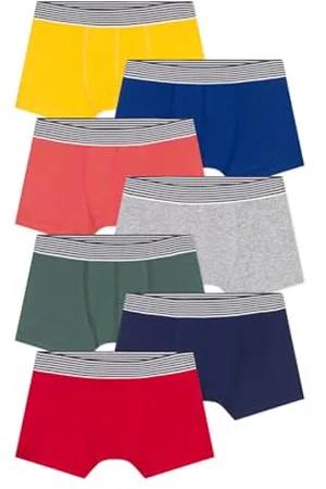 Petit Bateau Bokserki (zestaw 7 sztuk) dla chłopców, , 8 lat