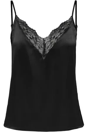 ONLY Onlvictoria Sl Lace Mix Singlet Noos WVN Top