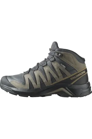 Salomon Męskie buty trekkingowe X-Adventure Recon Mid Gore Tex, Asphalt Falcon Coyote Brown, 44 2/3 EU