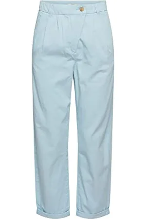 ESPRIT Damskie spodnie 991EE1B349, 420/GREY Blue, standardowe