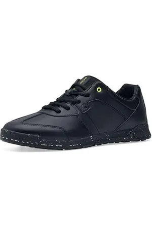 Shoes For Crews Freestyle II ECO męskie buty z antypoślizgową podeszwą zewnętrzną i ochroną przed uderzeniami, wodoodporne męskie trampki, wegańskie czarne, , 48