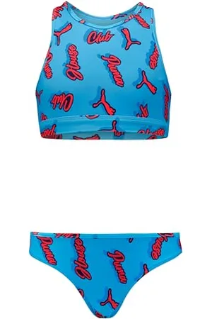 PUMA Swim Girls Printed Bikini zestaw 1 szt, , 140 cm