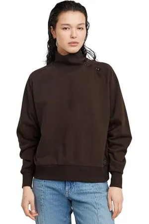 G-Star RAW Asymetryczny sweter z guzikami, , L