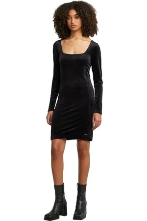 G-Star Aksamitna sukienka slim, , L