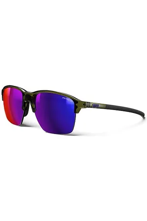 Julbo Okulary przeciwsłoneczne CROSSLINE, błyszczące khaki, L mieszane, , L