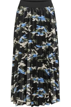 VILA Vinitban Print Midi Skirt - Noos, , XXL
